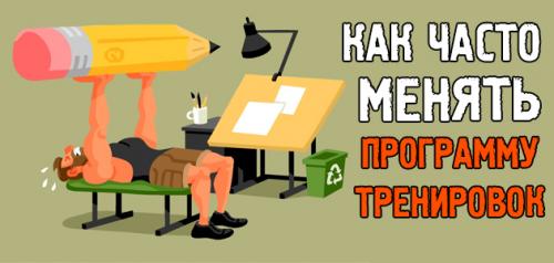 Как часто следует менять программу упражнений, чтобы не привыкнуть к ней. Как часто менять программу тренировок, чтобы не навредить себе
